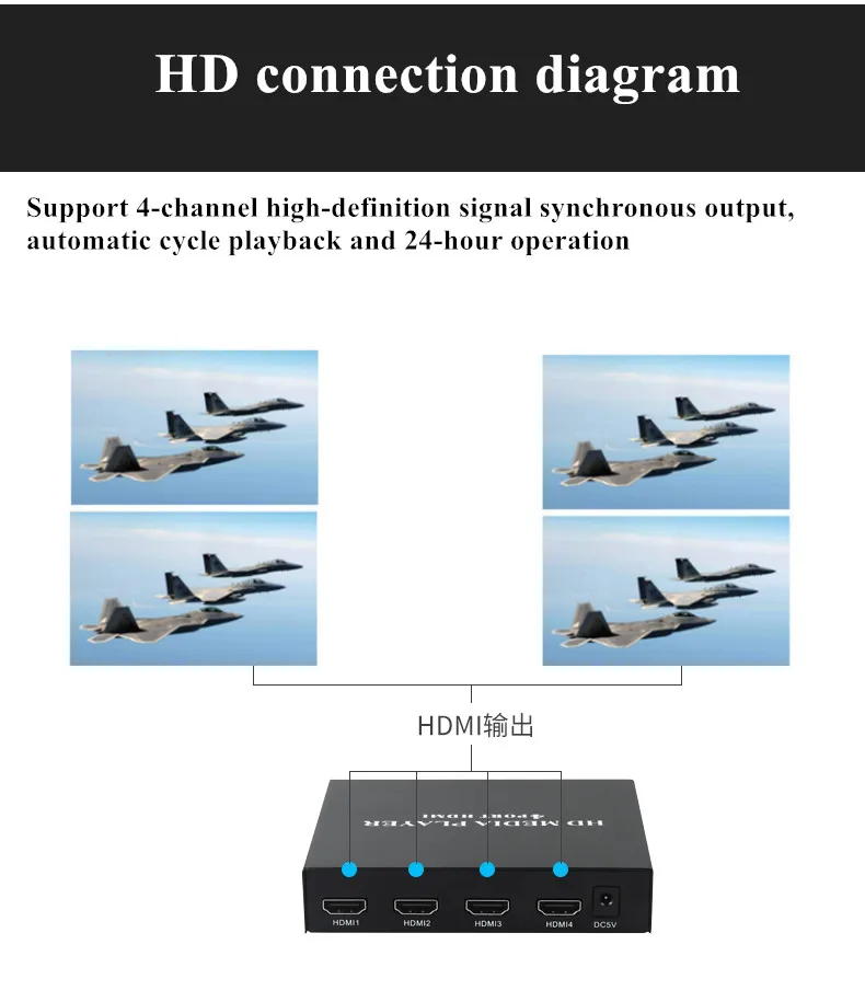 ÷ 4K ̵ ÷̾ 4 Ʈ HD й HDMI ȣȯ USB ũ HDD  Ƽ̵  ,  ÷̾ ڽ