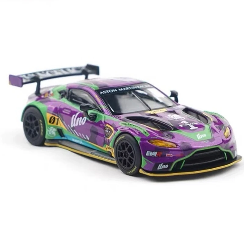 

Модель автомобиля из сплава xмультяшный s1:64 Aston Martin VANTAGE GT3 EVA01