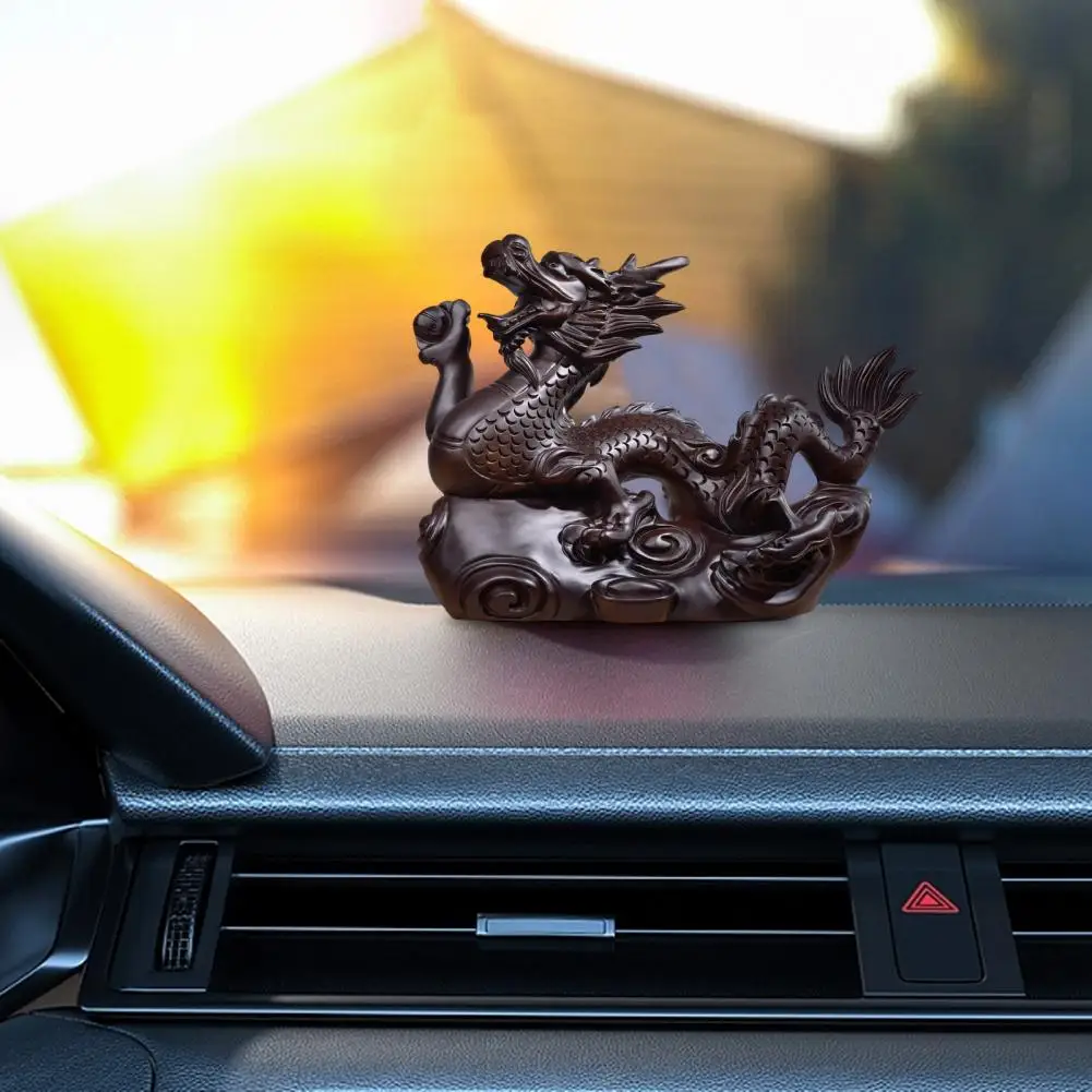 

Китайские украшения дракона, Статуя китайского зодиака дракона, искусство для года богатства, удачи, 2024 год