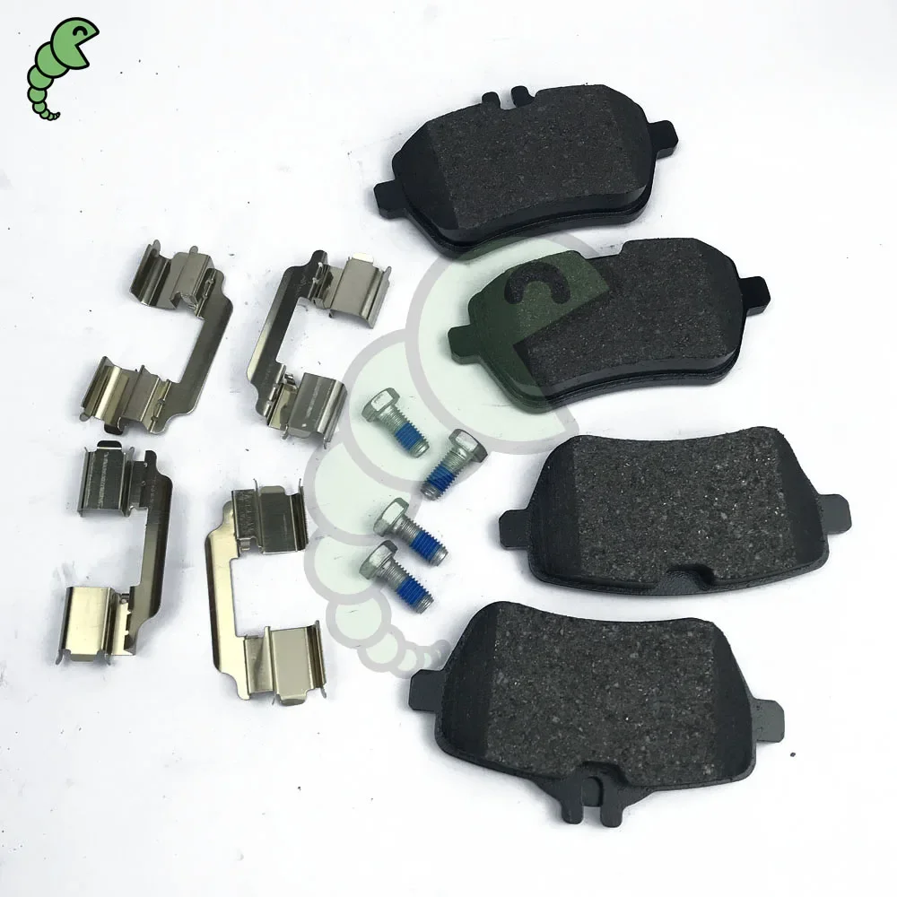 Car Brake Pads Set Ceramic Pad Front Friction Plate 0084200820 Brake Shoes Behind for Mercedes-Benz A0084200820 Brake Pad Back Skin