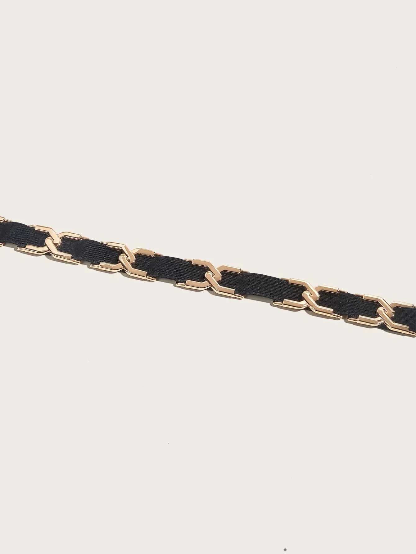 1 Stück schwarze Metall-Accessoire-Dekoration für Damen, minimalistischer Taillen-Kleideraubehör, einfaches Pendeln, vielseitig einsetzbar – Detail 4