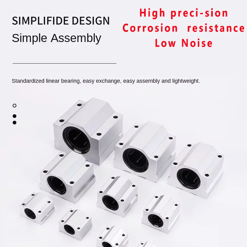 Box-Typ-Lager sind für optische Achse, Schraubstange, Innendurchmesser 6 mm, 8 mm, 10 mm, 12 mm, 16 mm, 20 mm, SCS6UU, SCS8UU, SC10UU, SCS12UU