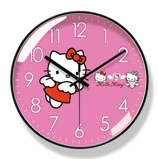 Hello Kitty Loudspeaker, Hello Kitty Room Decor, Hello Kitty Wall Clock