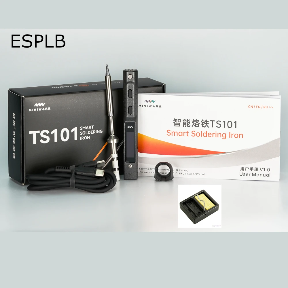 오리지널 납땜 인두기, 스마트 조절 가능한 휴대용 미니 타입-C USB 전기 온도 디지털 납땜 인두 스테이션 PD3.0