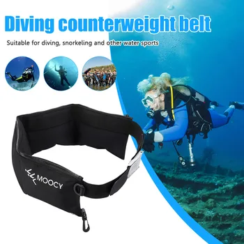 Scuba Diving Weight Belt Portable Snorkeling Diving Weight Belt Bag with Pocket Quick Drying Waist Hanging Swimming Accessories 2