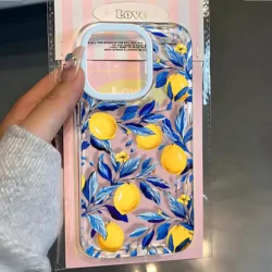 Summer Fruit Lemon Clear TPU Phone Case for Realme V11 5G (TTK-284TK66136A1)