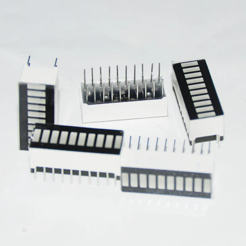 5pcs 10 Segment LED Bar Graph Array Number LED Signs Cube RED Light Bargraph Graphic-Bar Display Red 10 Bar Displays Board led digital tube display