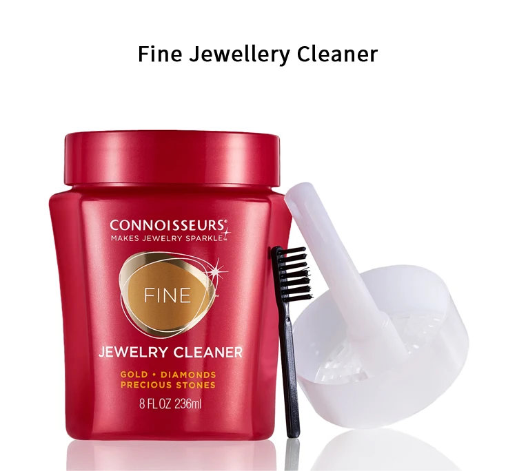 Connoisseurs Precious Bath Fine Jewelry Cleaner Kit Ammoniakfreie Polymerformel für Gold, Platin, Diamanten und Edelsteine – Detail 1