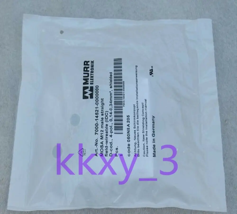 

1 шт., новинка в коробке, прямой штекер MURR 7000-14521-0000000