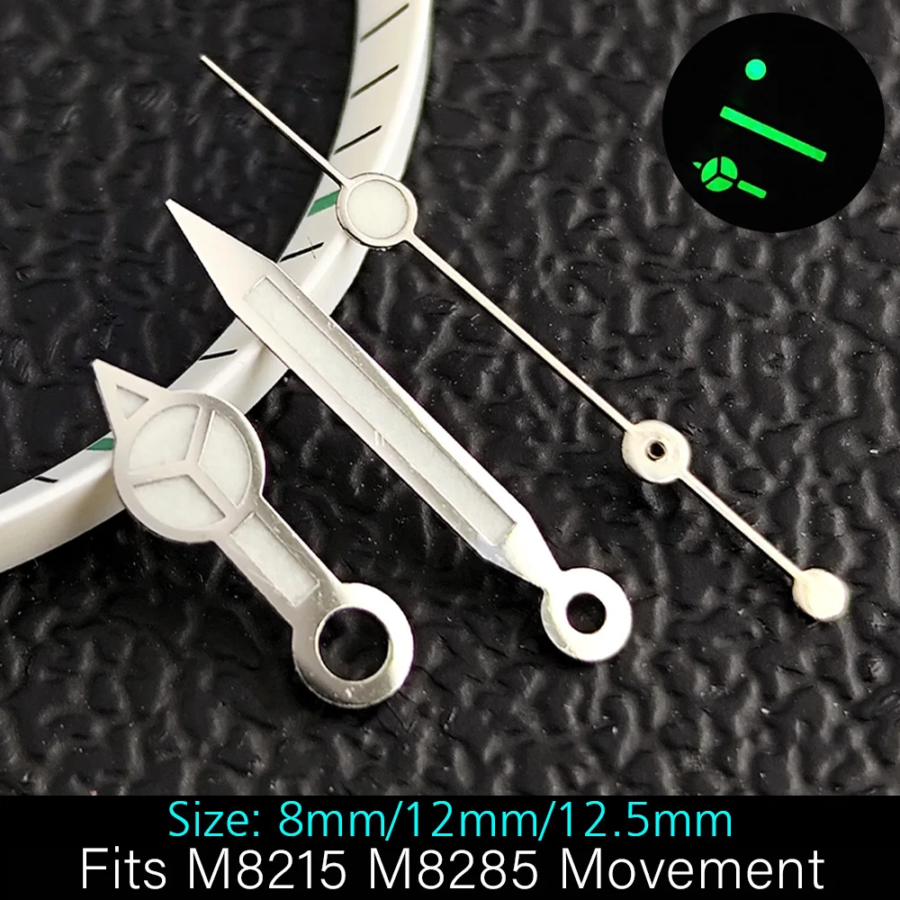 Luminous Green/Blue-Green Watch Hands - Premium Replacement Parts