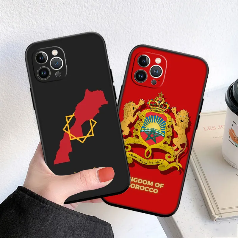 Premium Moroccan Flag Design Phone Case - High-End Protection & Style