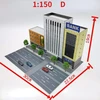 1/150 Scale Diorama Building Model City Street View Architectural Model For Guam Backdrop Display Scene Prop Model Collection 5