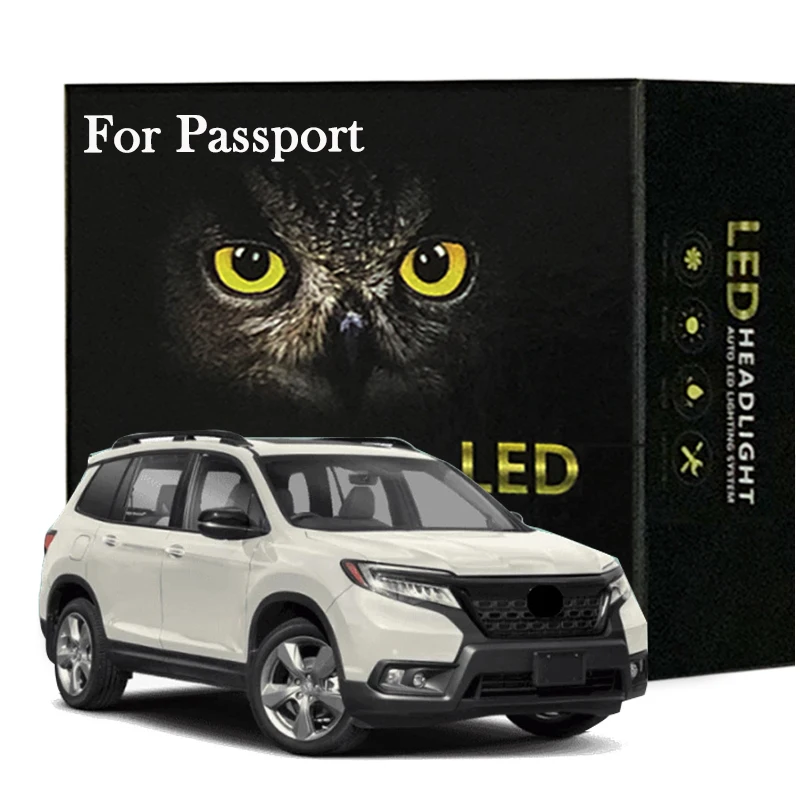 софтбокс aputure light dome mini iii с сотами aps0005a3t 22Pcs Led Interior Light Kit For Honda Passport 2019 2020 2021 LED Bulbs Dome Map Indoor Canbus No Error