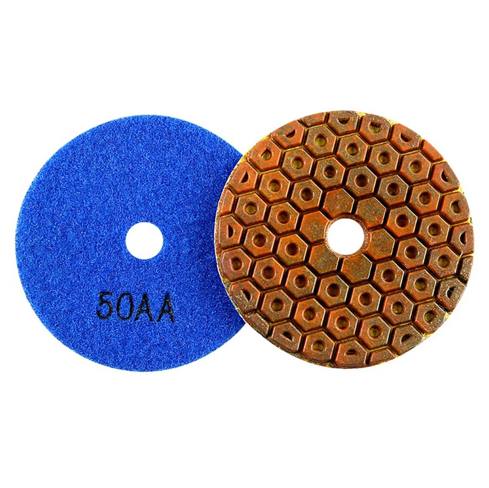 

Super Diamond Polishing Pad Marble Wet Wet Polihing 1/4pcs 100# 200# 400# 50# Bond Concrete Copper For Granite