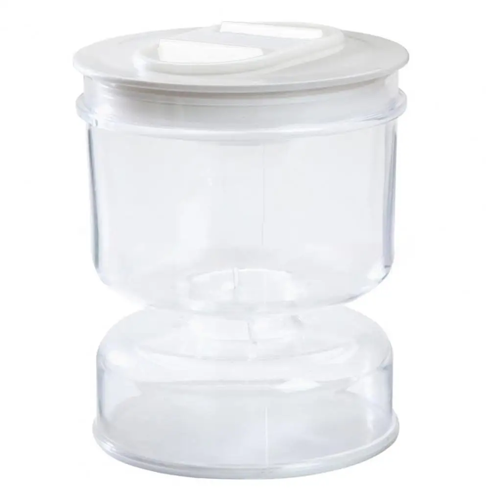 Innovative Pickle Jar Fine Workmanship Olives Jar Plastic Pickle Organizer Hourglass Design Sealed Olives Container for Home 2