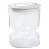 Innovative Pickle Jar Fine Workmanship Olives Jar Plastic Pickle Organizer Hourglass Design Sealed Olives Container for Home 2