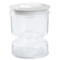 Innovative Pickle Jar Fine Workmanship Olives Jar Plastic Pickle Organizer Hourglass Design Sealed Olives Container for Home 2