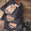 Maden Retro 11.6oz Selvedge Raw Denim Jeans Regular Fit Cotton Pants for Men with Zip Fly High Quality Versatile Trousers 5