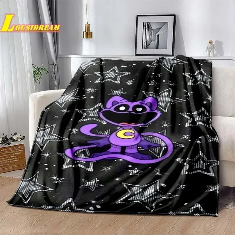 Cute Si-Smiling Critters -N Blanket Home Sofa Bed Outdoor Travel Camping Warm Blanket Air Conditioner All Seasons Birthday Gift 6