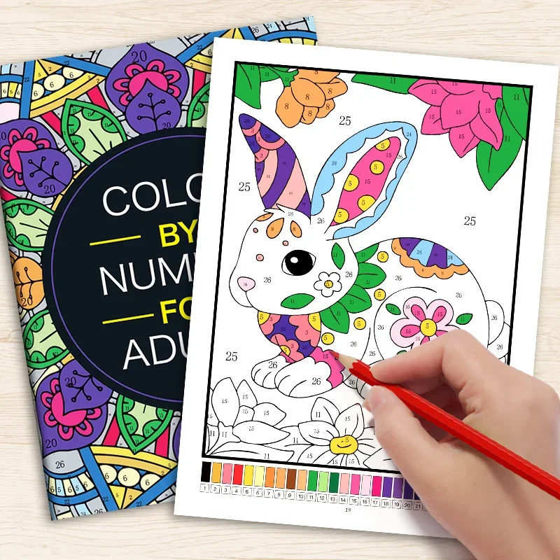 Color by Number Book 8