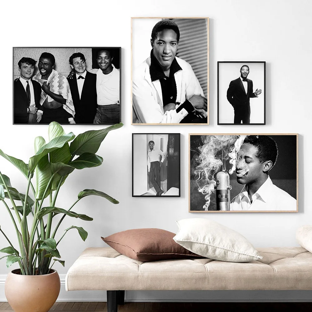 

Sam Cooke Music Singer Poster Wall Art Music Star Photograph Canvas Painting Prints Picture Living Room Home Decor Gift