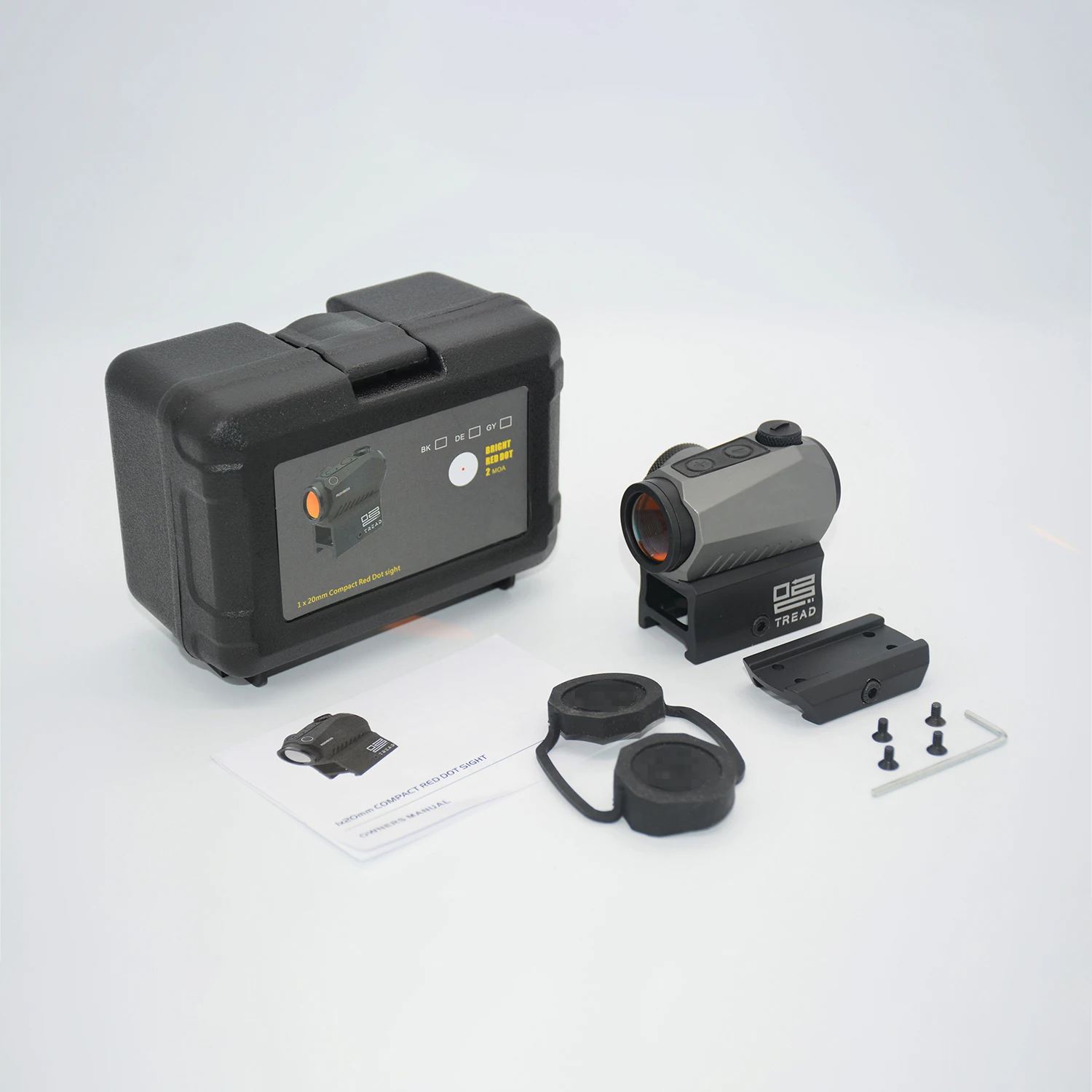 R5 Red Dot Sight Holographic Reflex Compact 2 MOA Airsoft Riflescope Hunting Scope With Riser Rail Mount High Quality