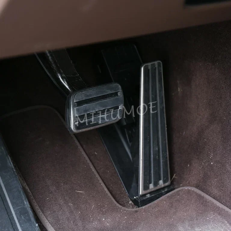 Car Sport Brake AND Gas Pedal Pad Covers Kit for Porsche Panamera 718 Boxster Cayman Taycan 2010-