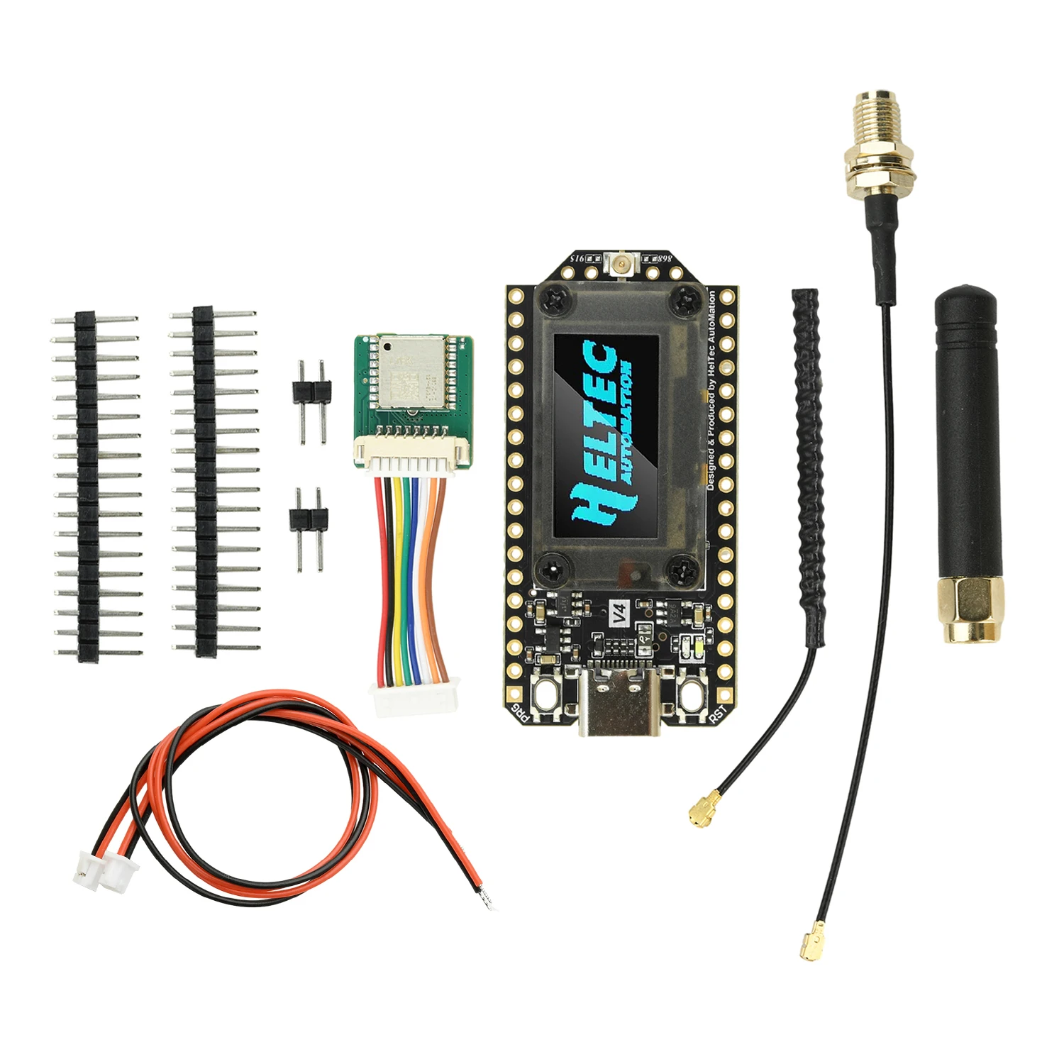 ตัวเลือกสินค้า แผ่นพับพัฒนา LoRa จอ OLED 0.96 นิ้ว พลังงานแสงอาทิตย์ ครบครันสำหรับ IoT
