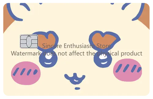 Cartoon Kawaii Chiikawas Credit Card Skin Stickers Cute Matte Sticker for VISA JCB Mastercard and Other IC Card Decorative - Image 26