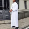 Men's Arab Style Middle Eastern Spring Autumn Polyester Fiber Embroidered Casual Wear Suitable for Youth in Various Regions
