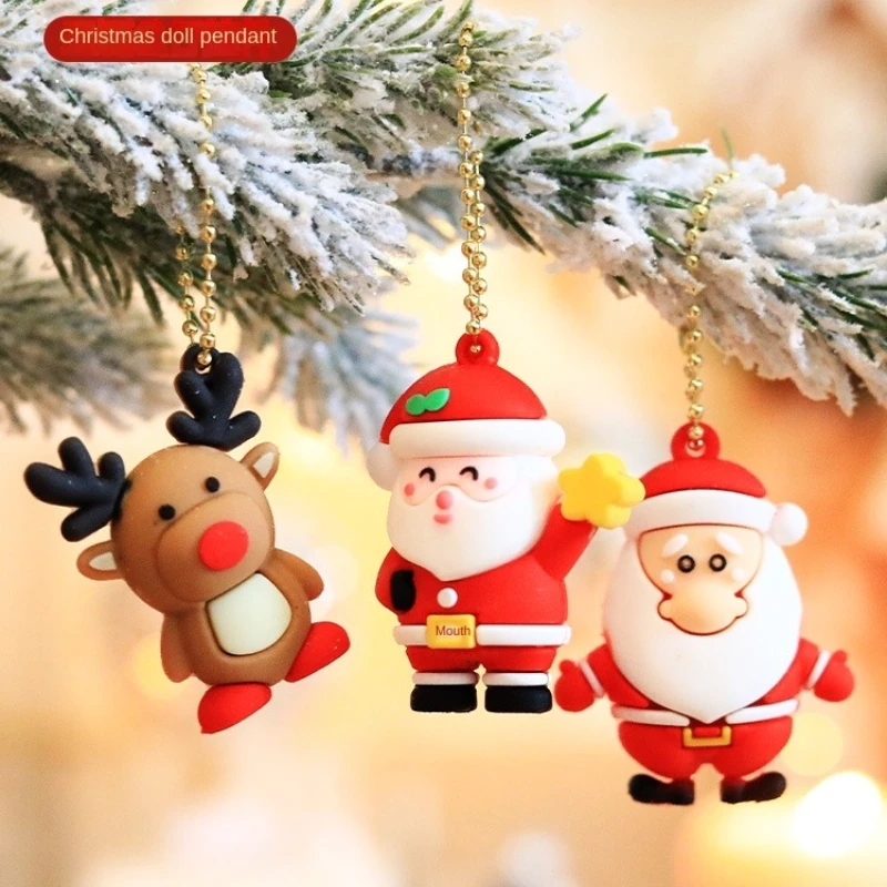 

2023 Рождественское украшение, подвеска на рождественскую елку из смолы, домашний кулон Санта-Клауса, праздничный Новогодний подарок