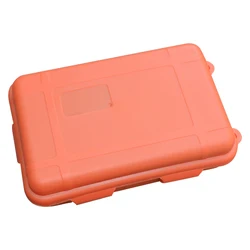 Portable Waterproof and Shockproof Outdoor Survival Container - M (Orange)