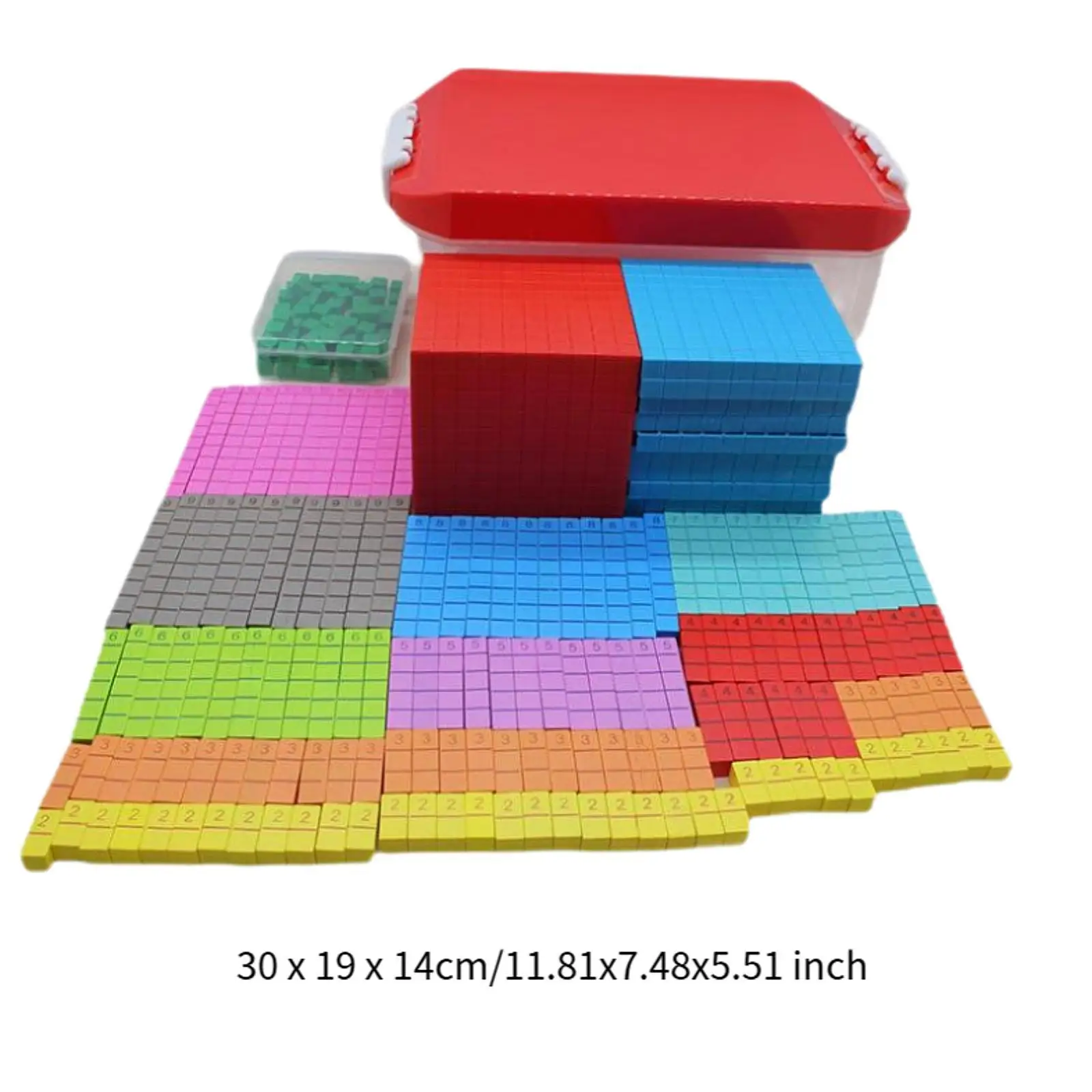 254x Base 10 Set Linking Cubes Educational Toys Number Blocks for Boys Girls School Kindergarten Teachers 1ST 2ND 3rd Grade