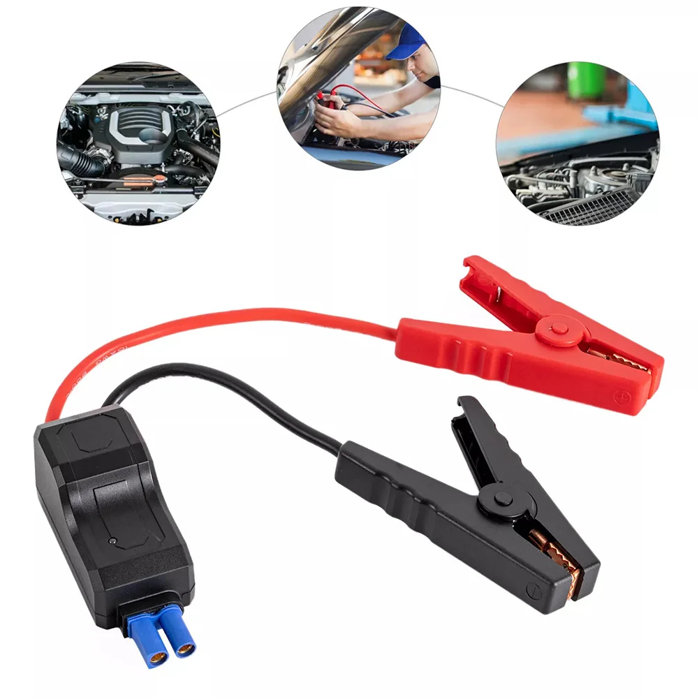 For Jump Starter Cables Battery Booster Clips Car Battery Cable Maintenance 12V Car Jump Cables