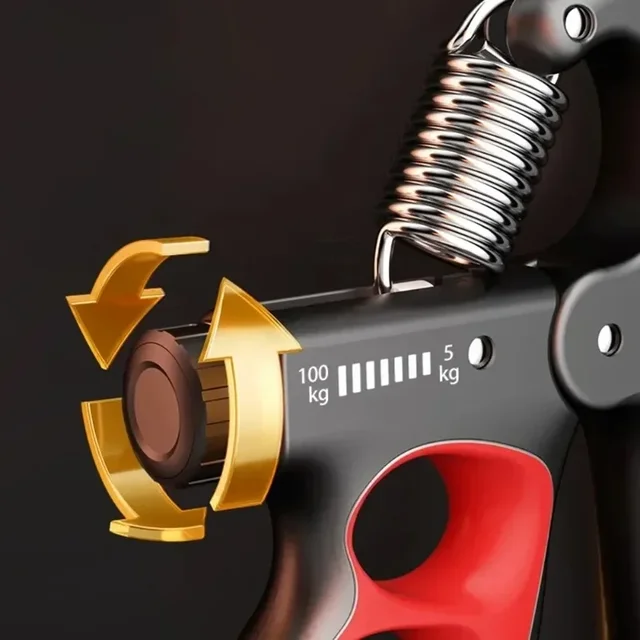 New 5-100 KG Grip Strength Trainer Wrist Expander Adjustable Resistance Fitness Gym Training Hand Gripper for Muscle Building 2