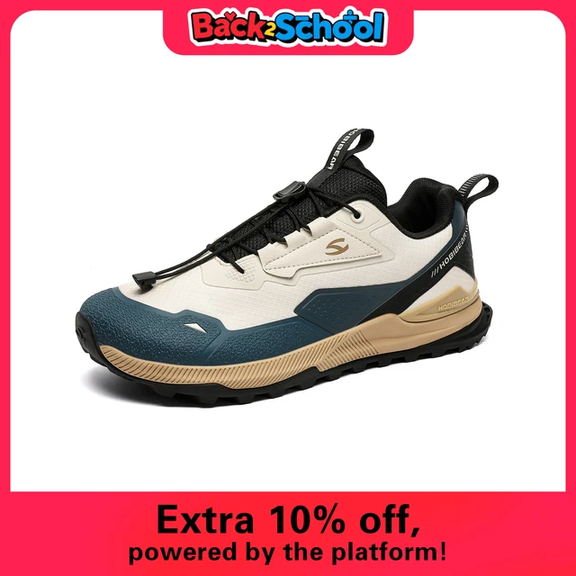 HOBIBEAR chaussures de marche de randonnée pour hommes femmes bande élastique baskets antidérapantes chaussures de course de voyage en plein air confortables 1
