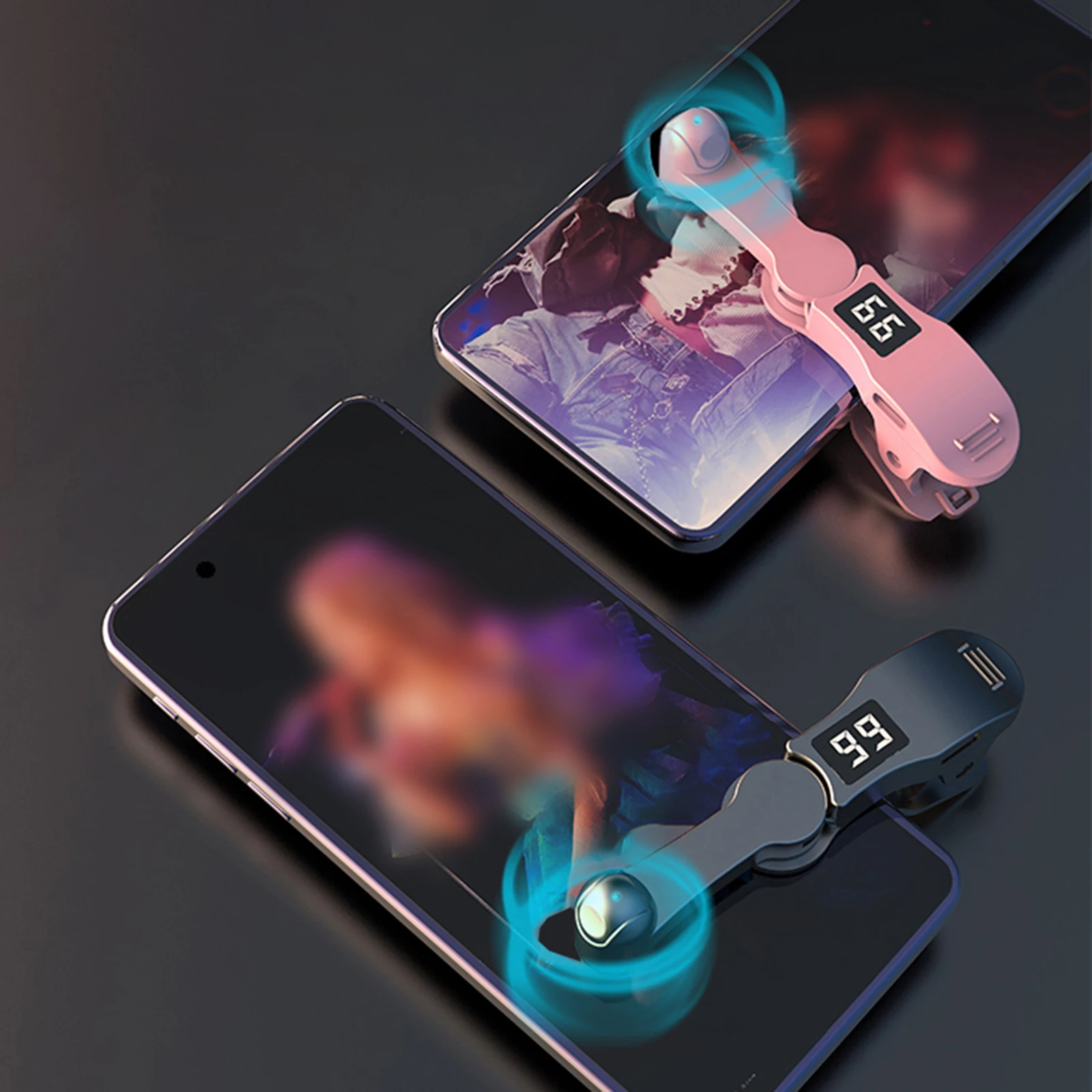 디지털 자동 스크린 클리커 자동 휴대폰 화면 태퍼 USB 휴대폰 화면 장치 (스마트폰 게임, 라이브 라이크, 보상 작업용)