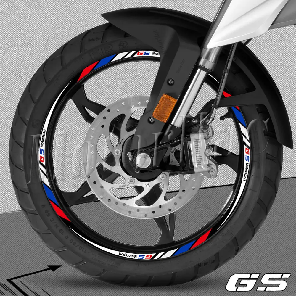 

R1250 GS r 1200 gs G310 GS F650GS F750GS Reflective Motorcycle Wheel Rim Sticker Decal Hub Stripe Tape Accessories