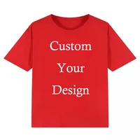 100% coton, T-shirts colorés personnalisés pour enfants, bricolage imprimé votre conception, vêtements pour garçons et filles, contactez le vendeur avant 5
