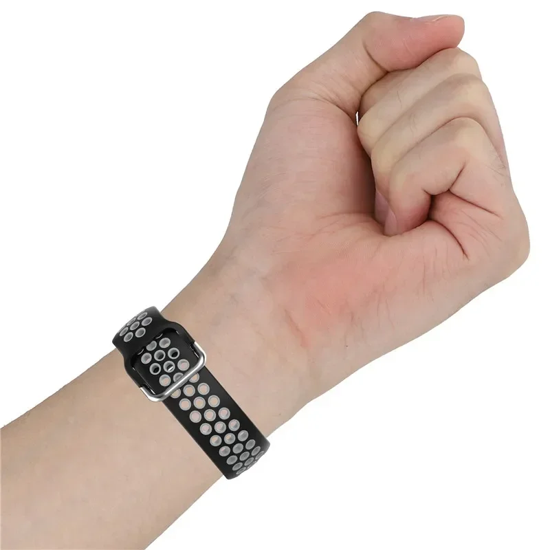 Premium Silicone Smart Watch Replacement Strap - Versatile and Durable Wristband Accessory