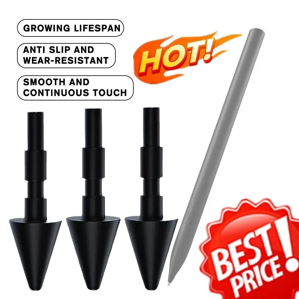 3PCS Smart Pen Nib For Xiaomi Mi Pad 5 Pro Tablet Capacitive Pen Stylus Nib Tablet Stylus Pen Spare Nib Magnetic Pen Tip Replace