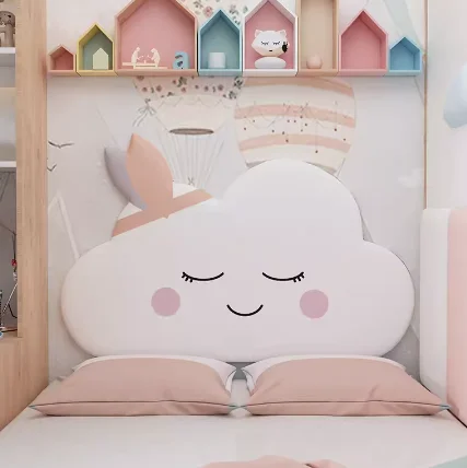

2023 Removable and washable soft bed headboard guest room decoration self-adhesive wall covering.