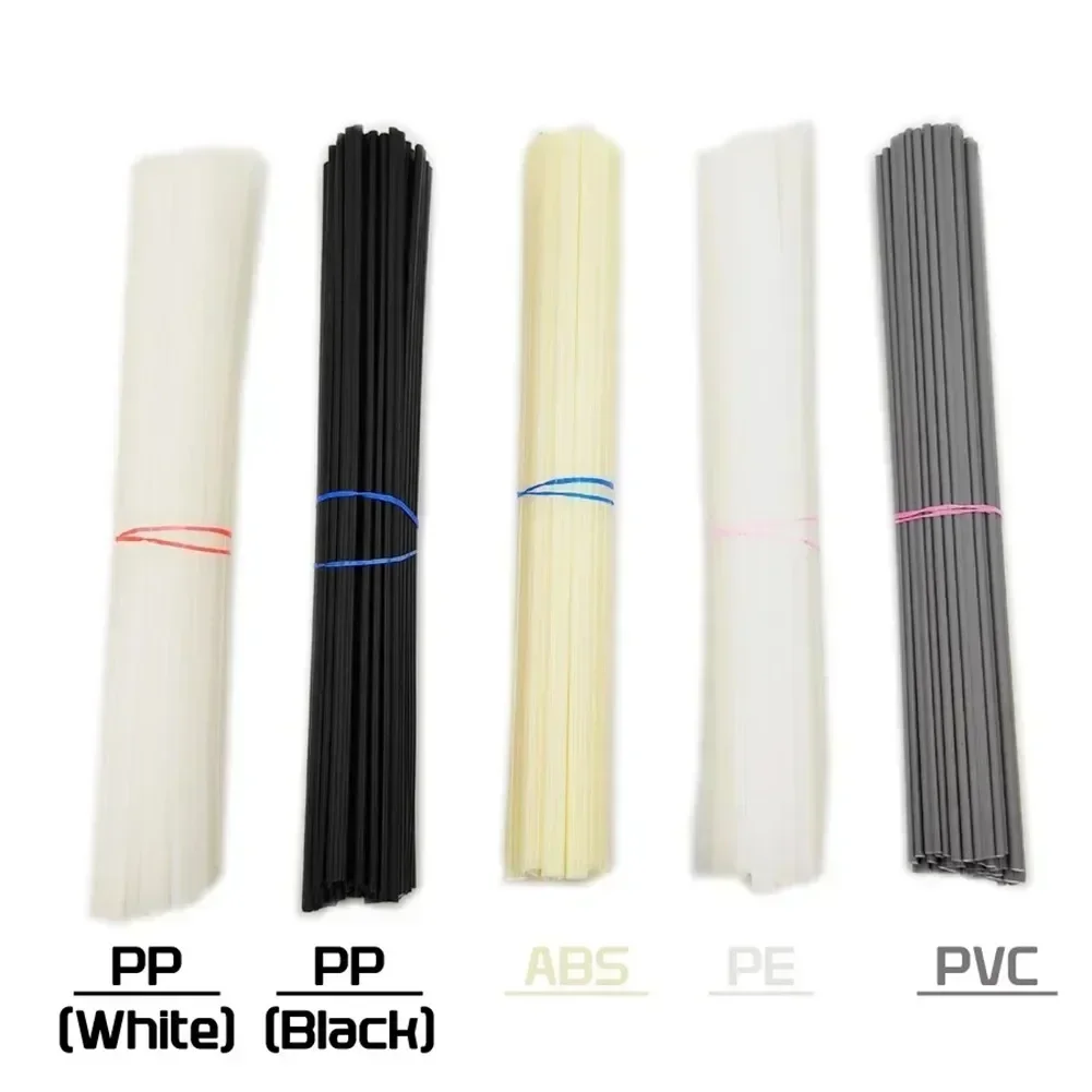20PCS Plastic Welding Rods ABS/PP/PVC/PE Welding Sticks 5x2mm Plastic Welder Gun Bumper Repair Supplies Welding Rods Plastic Welding Rods