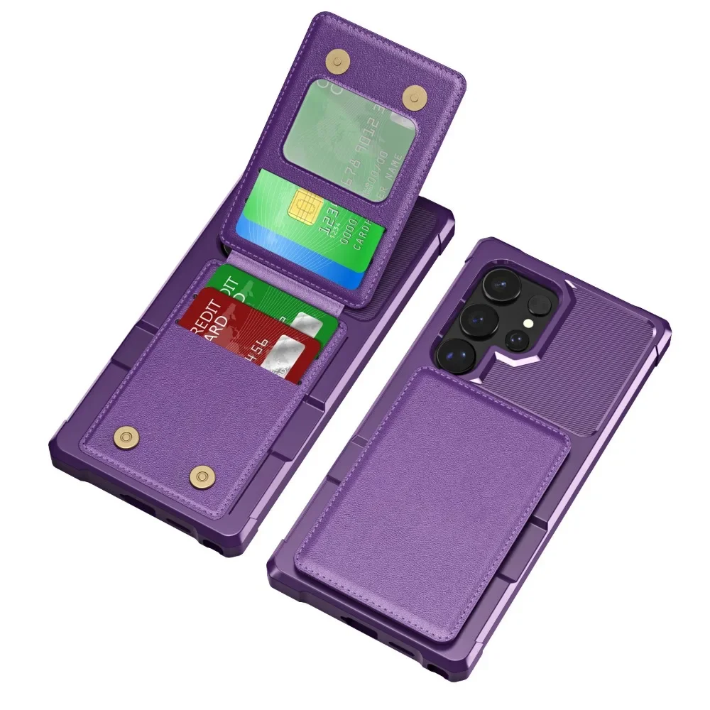 Handyhülle für Samsung Galaxy S23 S21 S24 FE S25 S22 Plus S26 Ultra A57 A37 A55 A35 A15 A54 A16 A26 A36 A56 mit Kartenhalter – Detail 10