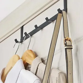 Over-the-Door 5-Hook Organizer Rack 1