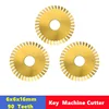 1pcs HSS titanium plated single sided tooth cutting circular saw blade 60x6x16mm 90T for 238BS 2AS 2ALS copier locksmith tools