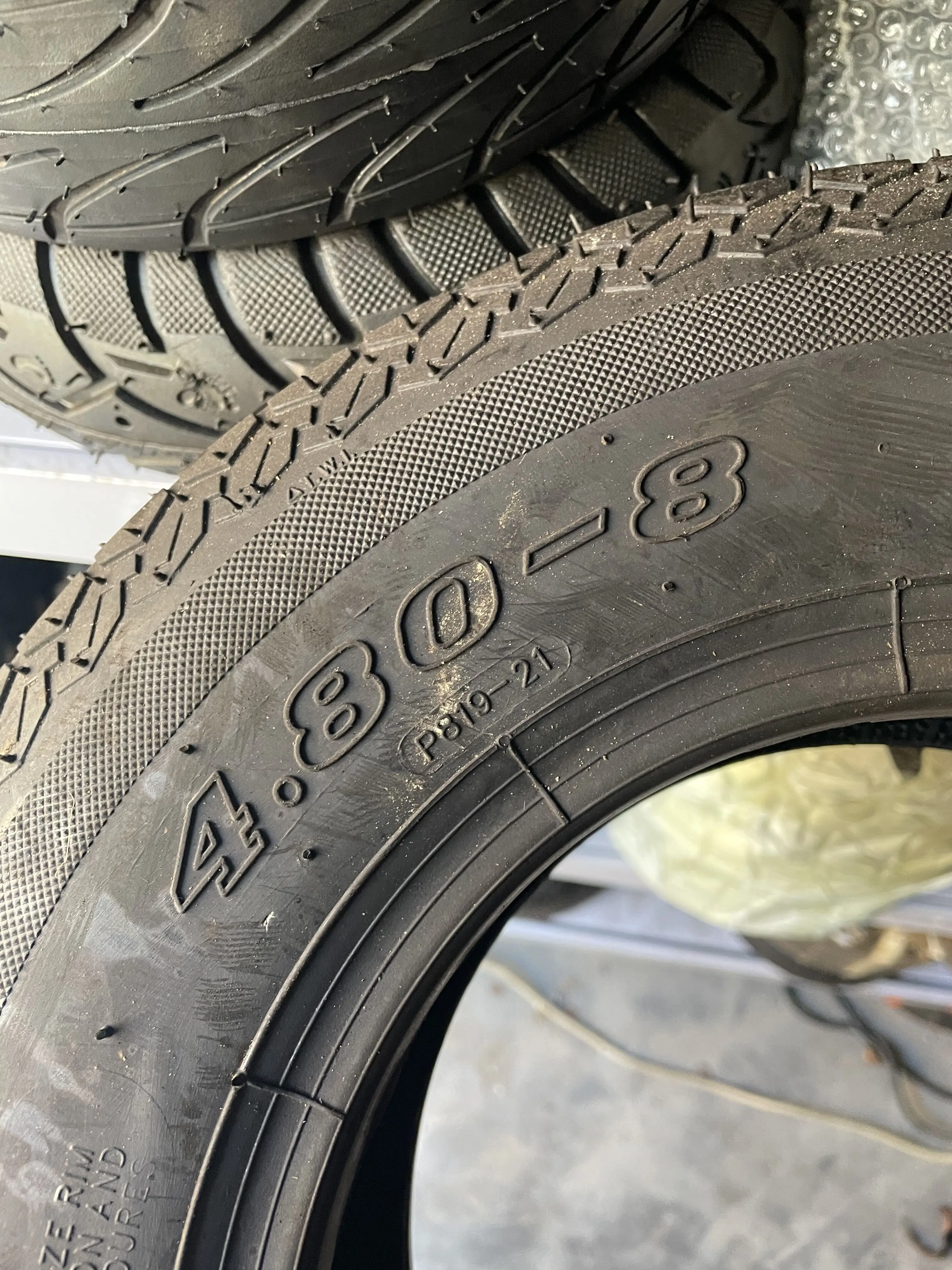 HeavyDuty Tire 4.808 Tyre With inner tube WANDA For Lawn Tractor