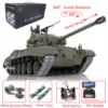 Henglong 1/16 FPV Camera System M26 Pershing RTR RC Tank 3838 With Barrel Retractable 7.0 Upgraded Ver As Boys Christmas Present 4