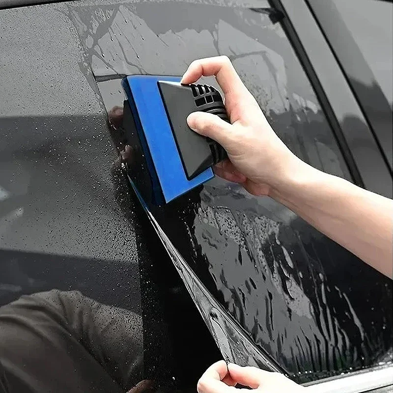 Silicone Scraper Squeegee for Car Glass Window Tint Tool Glass Water Wiper Mirror Cleaning Water Blade Car Accessories