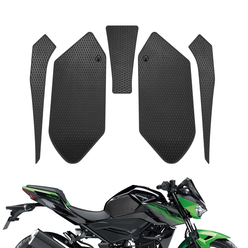 motorcycle-tank-traction-pad-anti-slip-sticker-gas-knee-grip-protector-for-kawasaki-supernaked-z400-2018-to-2024